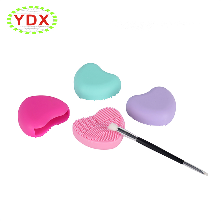 Creative silicone makeup brush cleaner with holder