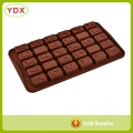 Marrón bricolaje silicona Jelly Chocolate caramelo molde con cavidad 30
