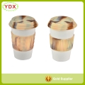 Multi Color antideslizante de silicona taza de café y cubierta de silicona taza hermética