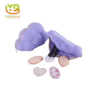 Fashion well shaped waterproof silicone makeup bag