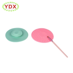 Silicone make up brush cleaning mat pad
