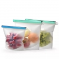 bolsas de almacenamiento de alimentos reutilizables de silicona personalizadas