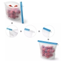 bolsas de almacenamiento de alimentos reutilizables de silicona personalizadas